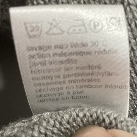 Lacoste Sweater Men Sz XL 6 Gray Crew Neck Pullover Cotton Jumper Preppy Casual - Picture 8 of 8